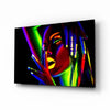 Female Portrait 28 Glass Wall Art by Insigneart USA
