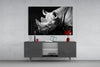 Rhino Glass Wall Art by Insigneart USA