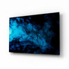 Blue Smoke Glass Wall Art by Insigneart USA