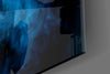 Blue Smoke Glass Wall Art by Insigneart USA