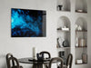 Blue Smoke Glass Wall Art by Insigneart USA