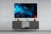 Blue Smoke Glass Wall Art by Insigneart USA