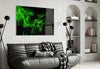 Green Smoke Glass Wall Art by Insigneart USA
