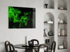 Green Smoke Glass Wall Art by Insigneart USA
