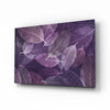 Purple Leaf Glass Wall Art by Insigneart USA