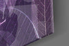 Purple Leaf Glass Wall Art by Insigneart USA