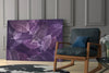 Purple Leaf Glass Wall Art by Insigneart USA