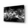 White Smoke Glass Wall Art by Insigneart USA