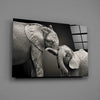 Elephants Glass Wall Art by Insigneart USA