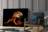 Komodo Dragon Glass Wall Art by Insigneart USA