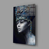 Woman Portrait 38 Glass Wall Art by Insigneart USA