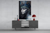 Woman Portrait 38 Glass Wall Art by Insigneart USA