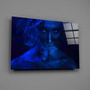Smoke and Woman Glass Wall Art by Insigneart USA