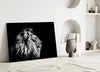 Lion Glass Wall Art by Insigneart USA