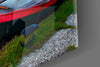 Lake and Boats Landscape Glass Wall Art by Insigneart USA