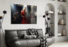 Female Musician Glass Wall Art by Insigneart USA