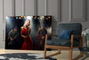 Female Musician Glass Wall Art by Insigneart USA