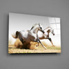 Running Horses Glass Wall Art by Insigneart USA