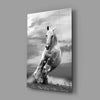 Running Horse Glass Wall Art by Insigneart USA