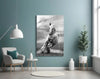 Running Horse Glass Wall Art by Insigneart USA