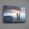Sea Landscape Glass Wall Art by Insigneart USA