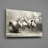 Running Horses Glass Wall Art by Insigneart USA