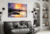 Sunset on the Dock Glass Wall Art by Insigneart USA