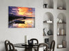 Sunset on the Dock Glass Wall Art by Insigneart USA
