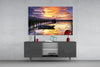 Sunset on the Dock Glass Wall Art by Insigneart USA