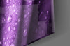 Purple Rose Glass Wall Art by Insigneart USA