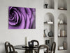 Purple Rose Glass Wall Art by Insigneart USA