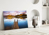 Lake Landscape Glass Wall Art by Insigneart USA