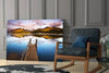 Lake Landscape Glass Wall Art by Insigneart USA