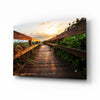 Sunset on the Beach Glass Wall Art by Insigneart USA