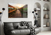 Sunset on the Beach Glass Wall Art by Insigneart USA
