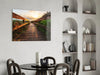 Sunset on the Beach Glass Wall Art by Insigneart USA