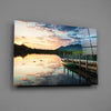 Lake Landscape Glass Wall Art by Insigneart USA