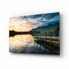 Lake Landscape Glass Wall Art by Insigneart USA