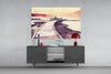 Dock in the Fog Glass Wall Art by Insigneart USA