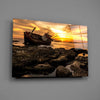 Ship Wreck Glass Wall Art by Insigneart USA