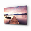 Sunset on the Beach Glass Wall Art by Insigneart USA