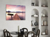 Sunset on the Beach Glass Wall Art by Insigneart USA