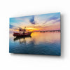 Boat Glass Wall Art by Insigneart USA