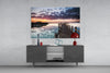 Sunset on the Beach Glass Wall Art by Insigneart USA