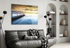 Sunset on the Beach Glass Wall Art by Insigneart USA