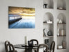 Sunset on the Beach Glass Wall Art by Insigneart USA