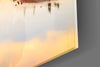 Ship On The Beach Glass Wall Art by Insigneart USA