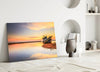 Ship On The Beach Glass Wall Art by Insigneart USA
