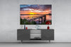 Sunset on the Beach Glass Wall Art by Insigneart USA