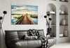 Long Dock on the Lake Glass Wall Art by Insigneart USA